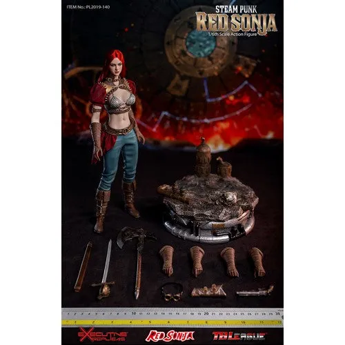 1:6 Steam Punk Red Sonja Female DELUXE Figure Phicen TBLeague