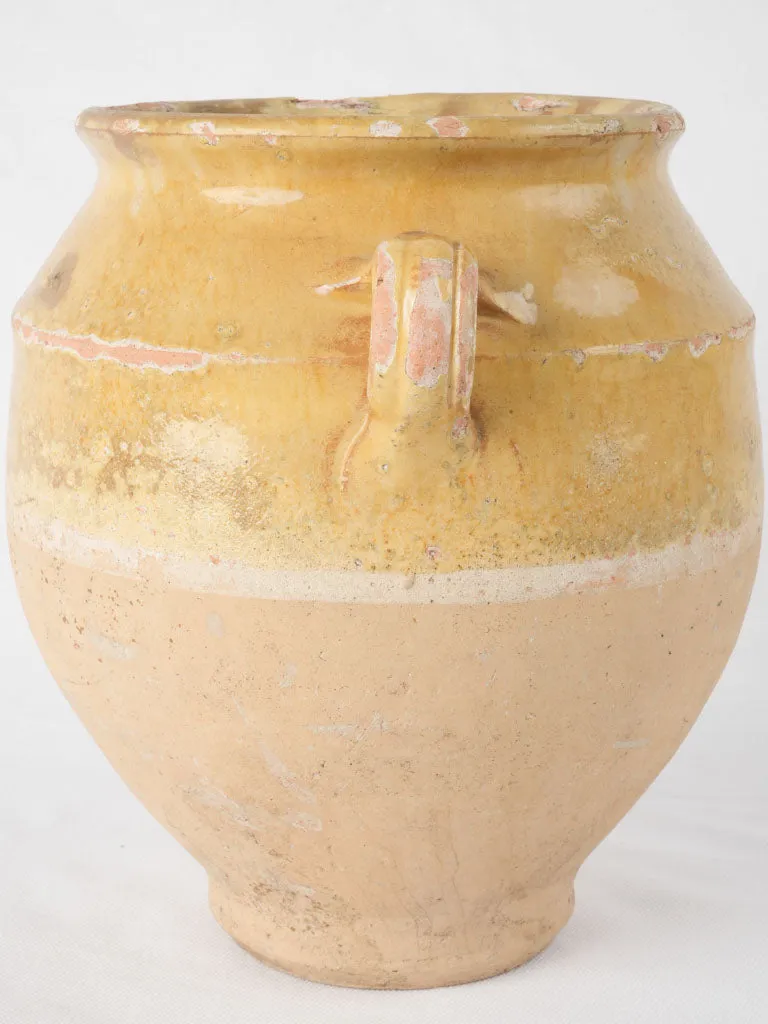 19th Century Confit Pot - Yellow 9¾"