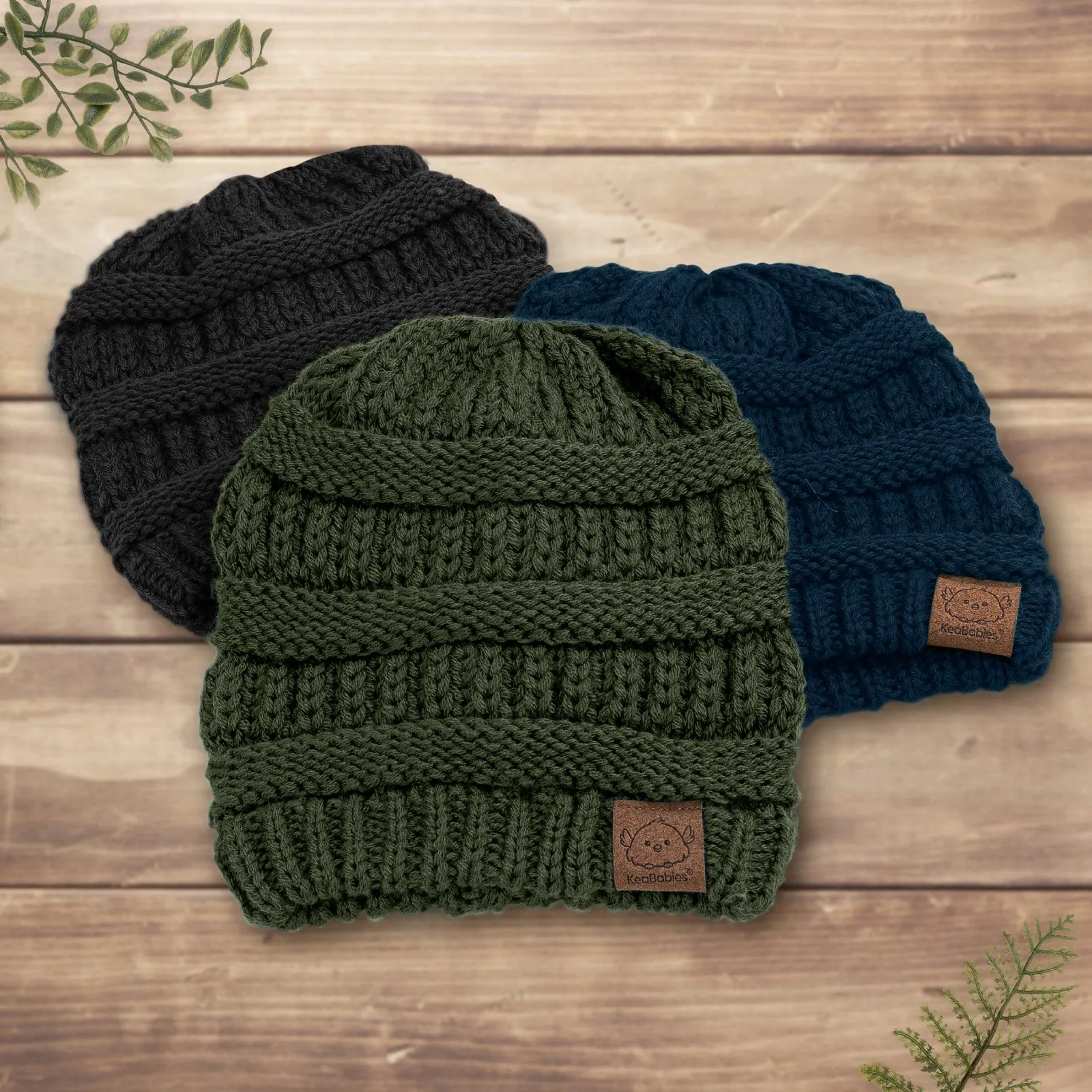 3-Pack Warmzy Baby Beanies (Urban)