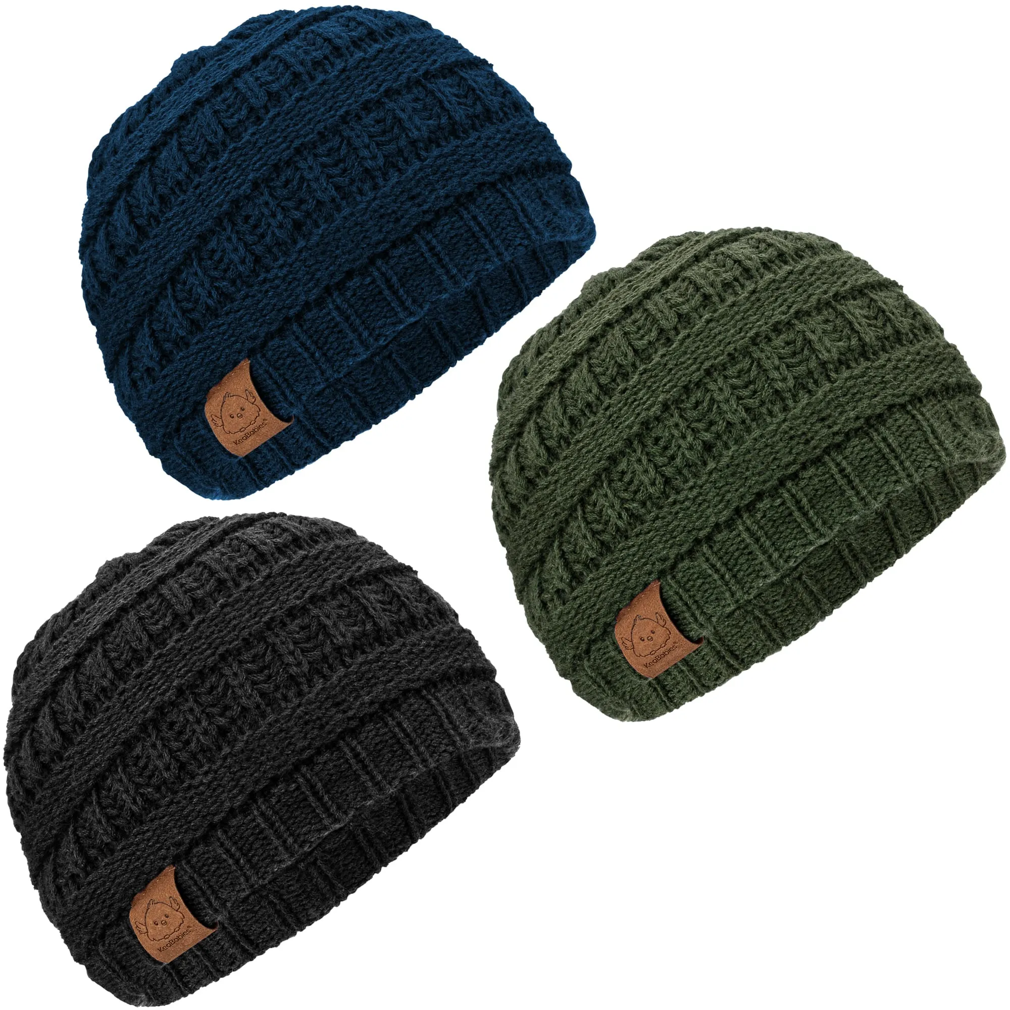 3-Pack Warmzy Baby Beanies (Urban)