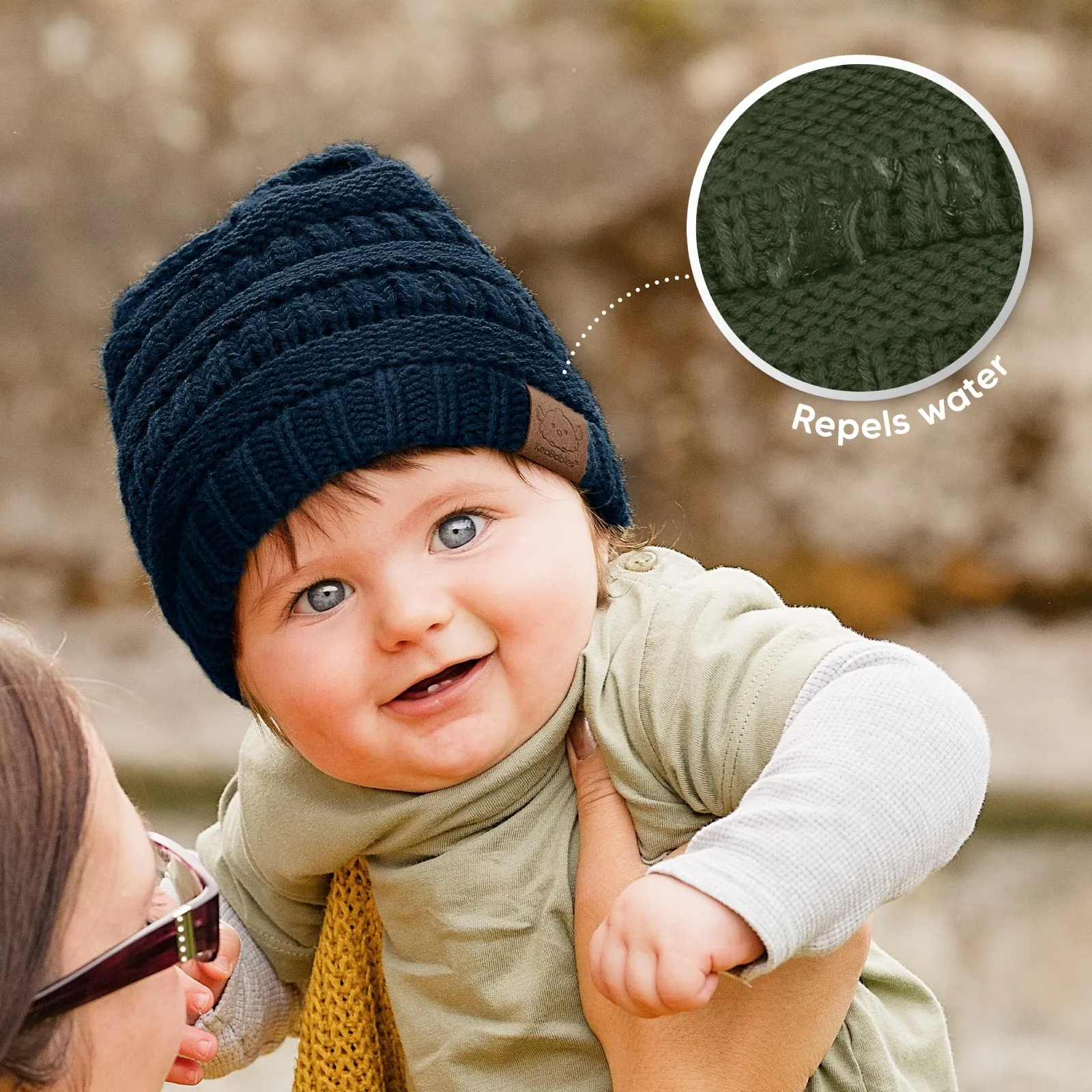 3-Pack Warmzy Baby Beanies (Urban)