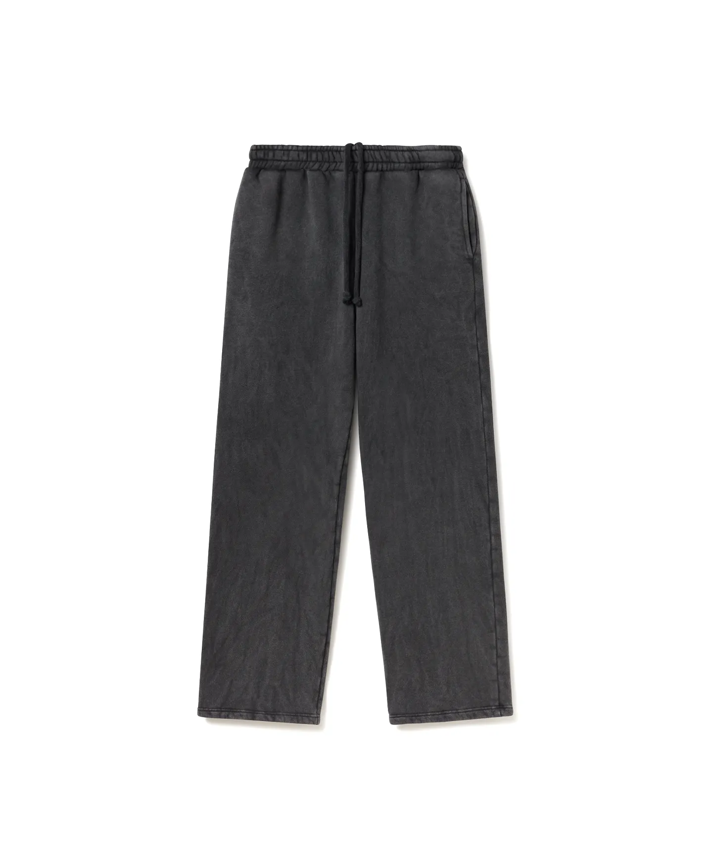 450 GSM 'Vintage Black' Straight-leg Pants