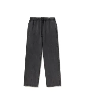 450 GSM 'Vintage Black' Straight-leg Pants