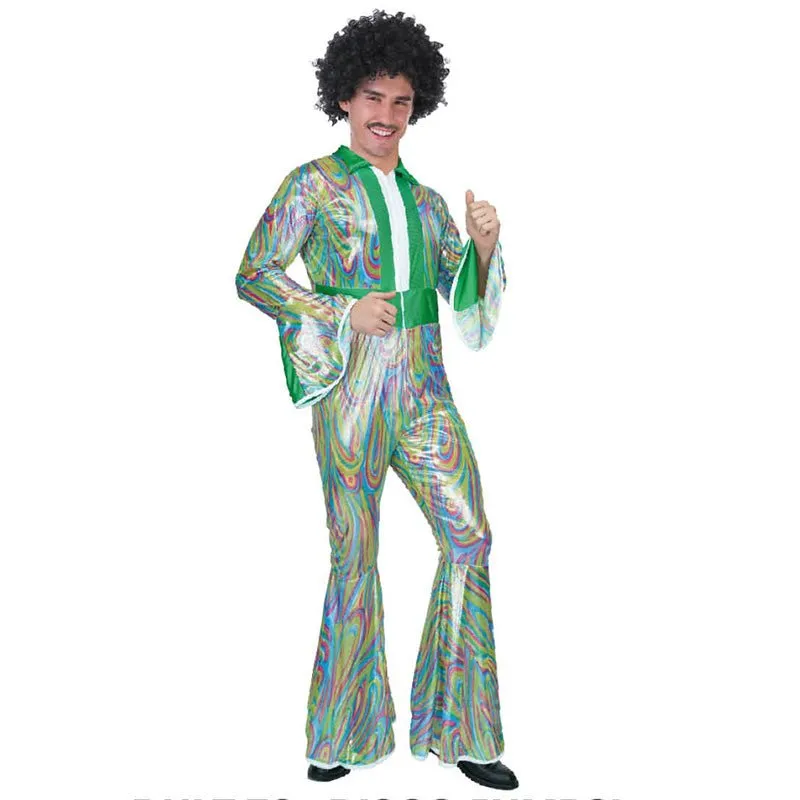 Adult 70s Disco Jumpsuit Costume