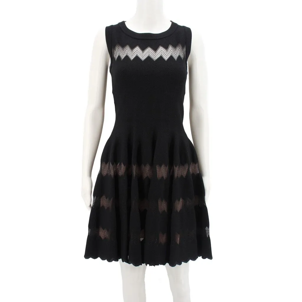 ALAIA SLEEVELESS DRESSES BLACK S