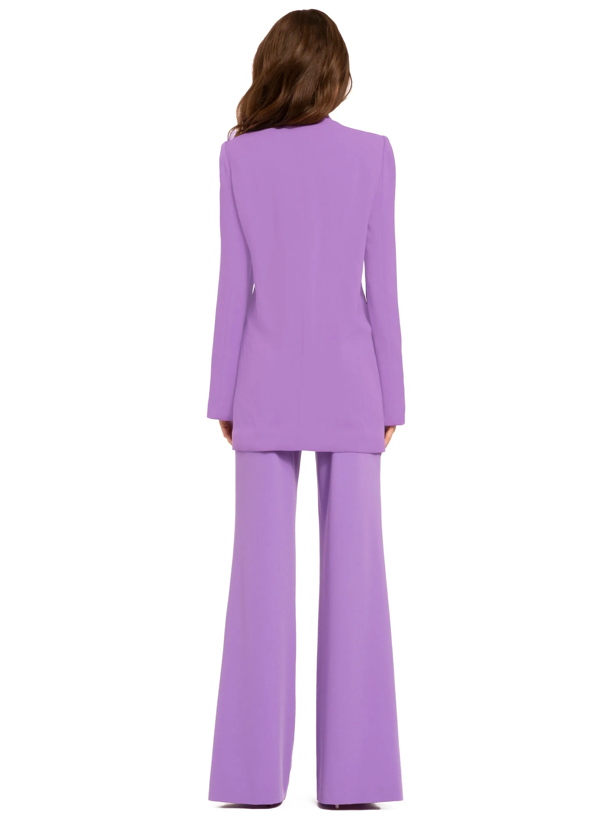 ALICE   OLIVIA - Kylie Shawl Collar Jacket in Iris