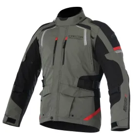 Alpinestars Andes V2 Drystar Waterproof Jacket - Green / Black / Red