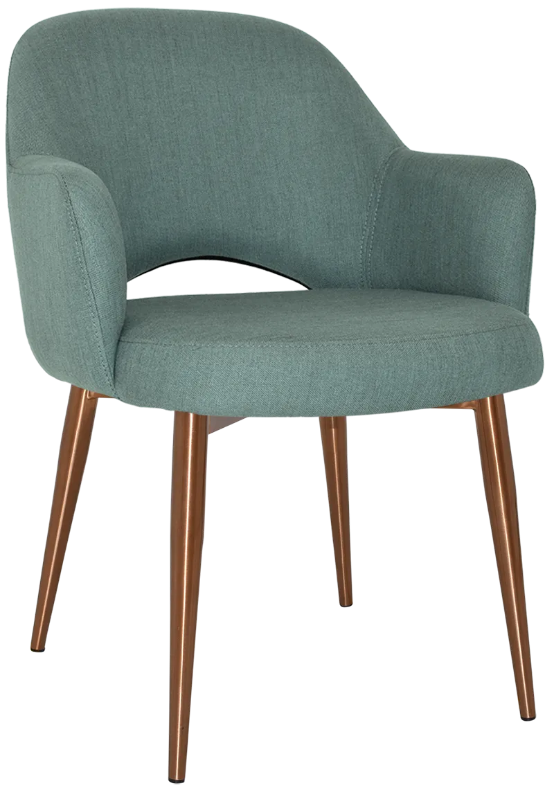 Arm Chair Albury Metal (Slim) | In Stock