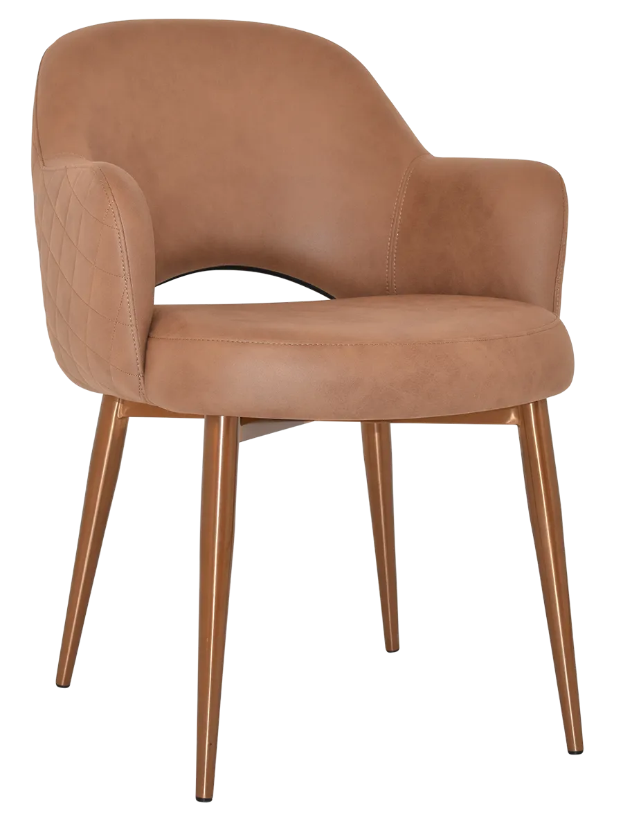 Arm Chair Albury Metal (Slim) | In Stock