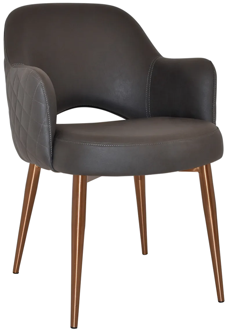 Arm Chair Albury Metal (Slim) | In Stock