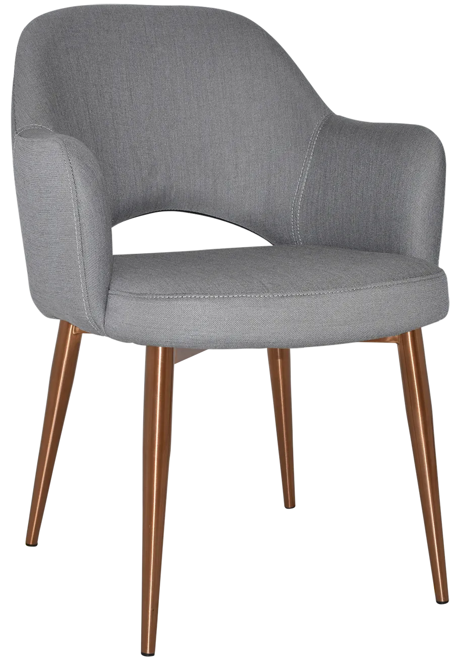 Arm Chair Albury Metal (Slim) | In Stock