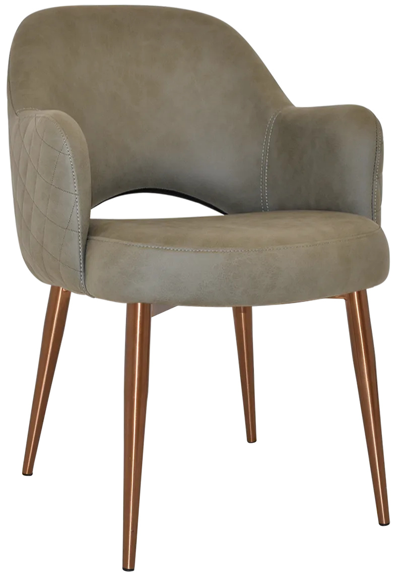 Arm Chair Albury Metal (Slim) | In Stock