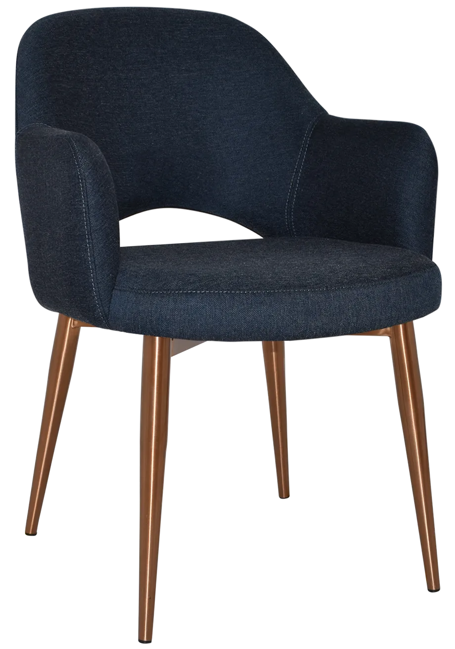 Arm Chair Albury Metal (Slim) | In Stock