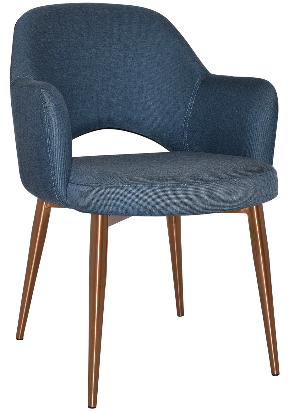 Arm Chair Albury Metal (Slim) | In Stock