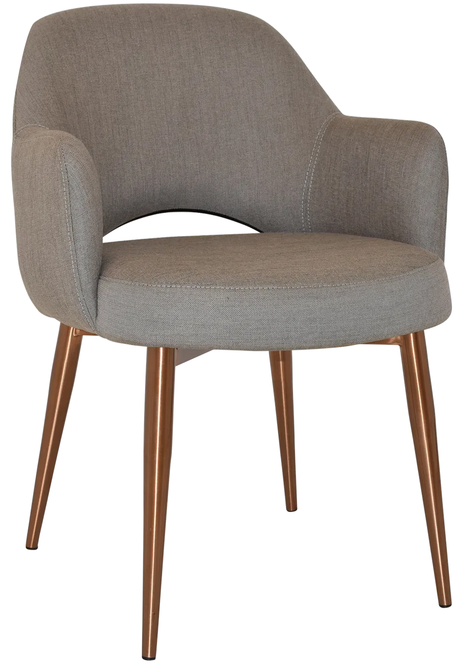 Arm Chair Albury Metal (Slim) | In Stock