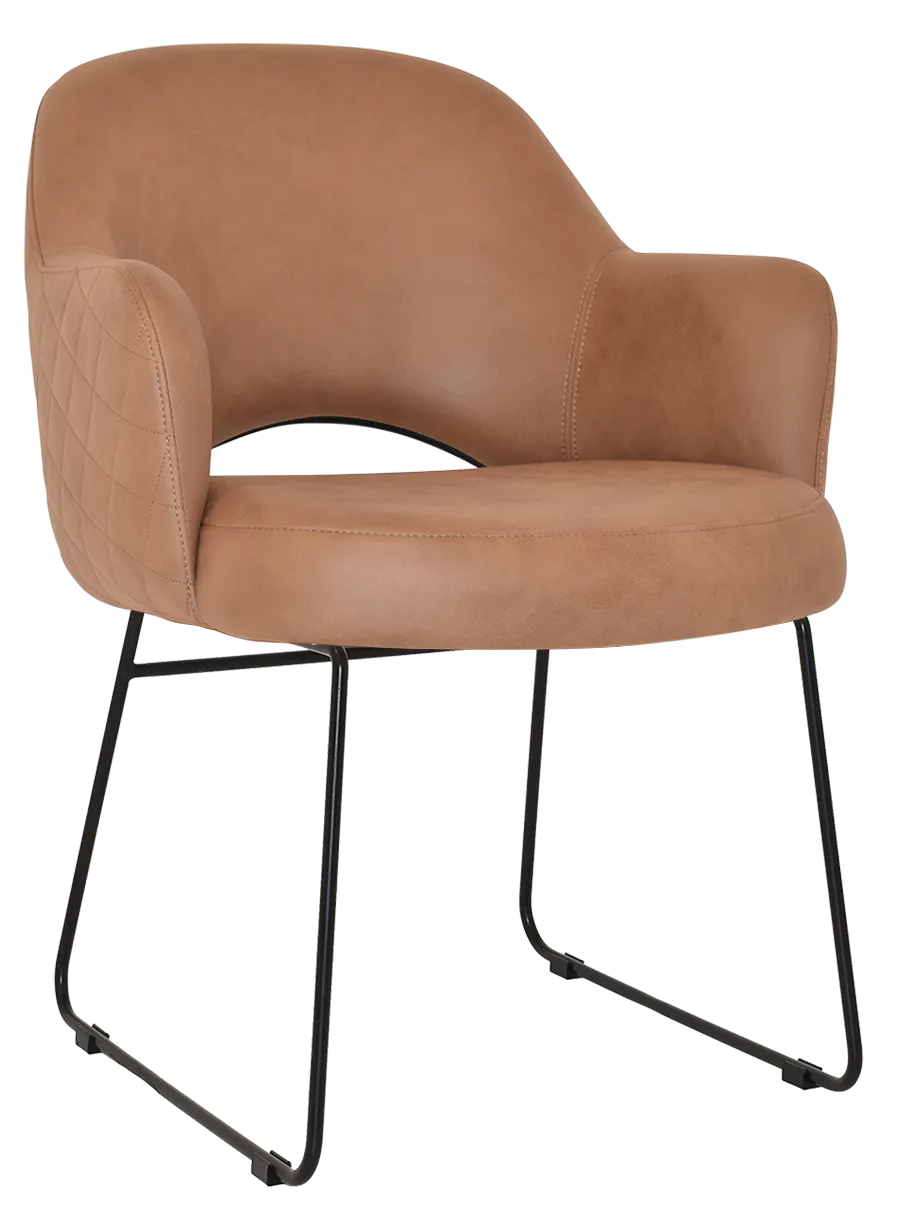 Arm Chair Albury Sled | In Stock