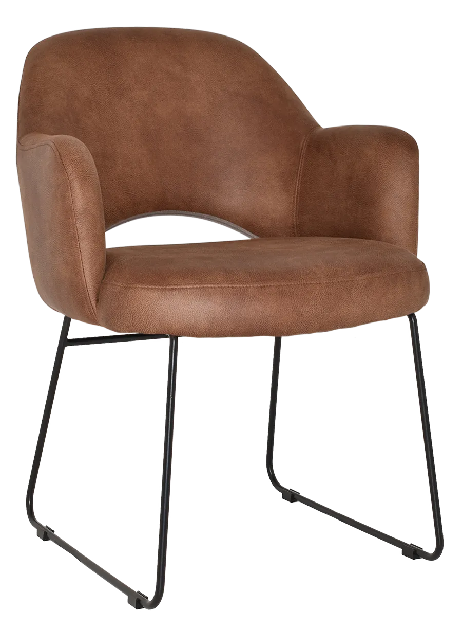 Arm Chair Albury Sled | In Stock