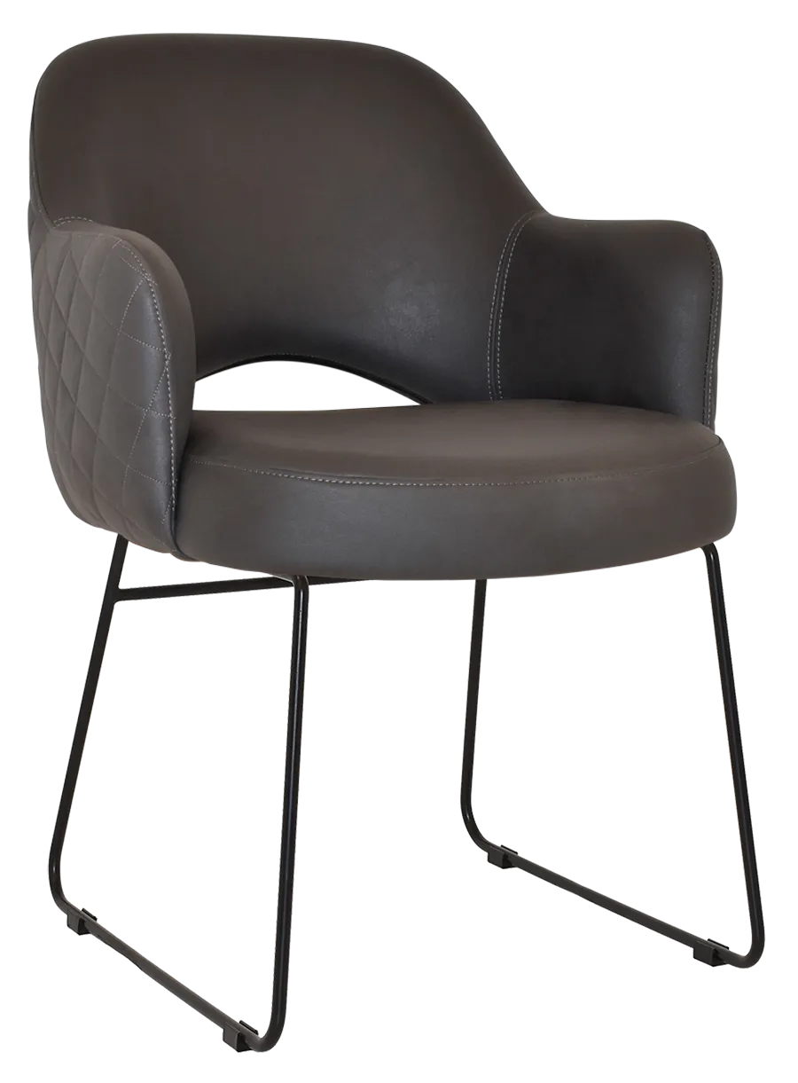 Arm Chair Albury Sled | In Stock