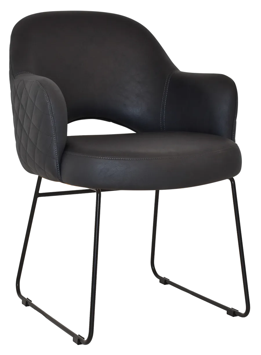 Arm Chair Albury Sled | In Stock