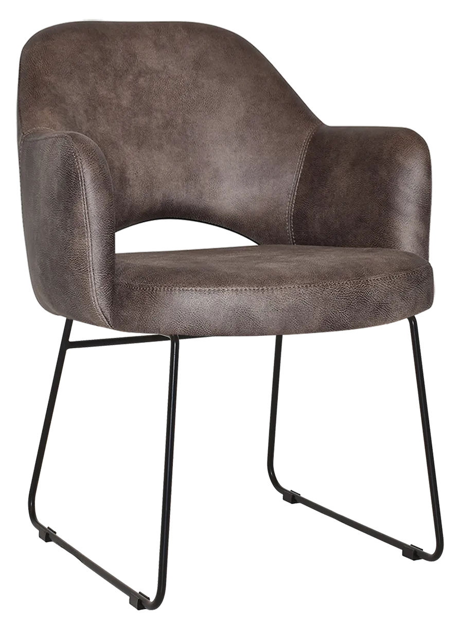 Arm Chair Albury Sled | In Stock