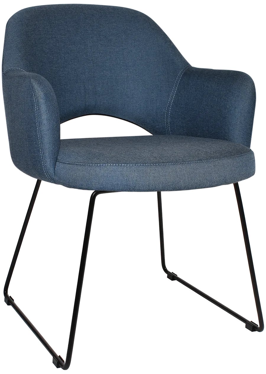 Arm Chair Albury Sled | In Stock