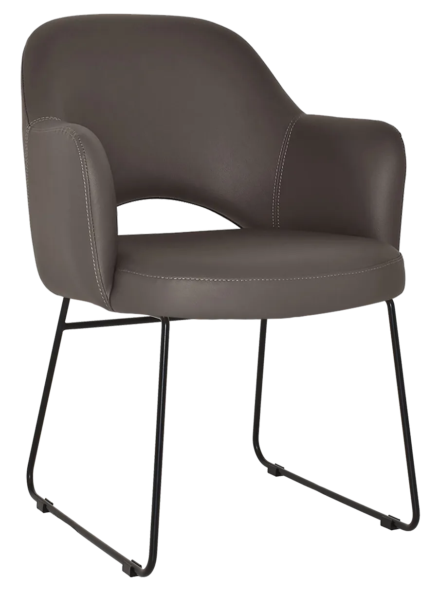 Arm Chair Albury Sled | In Stock