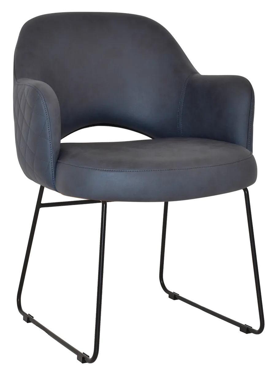 Arm Chair Albury Sled | In Stock