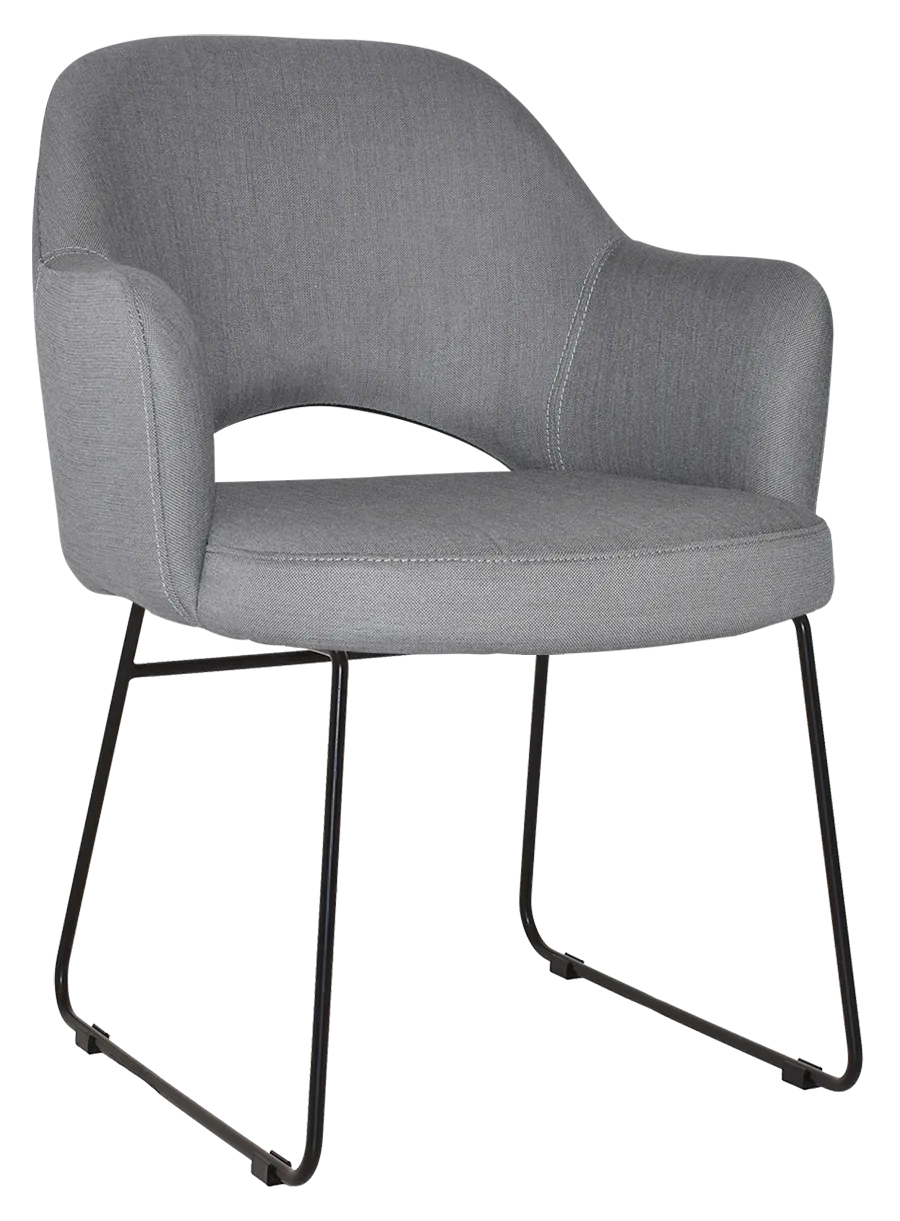 Arm Chair Albury Sled | In Stock