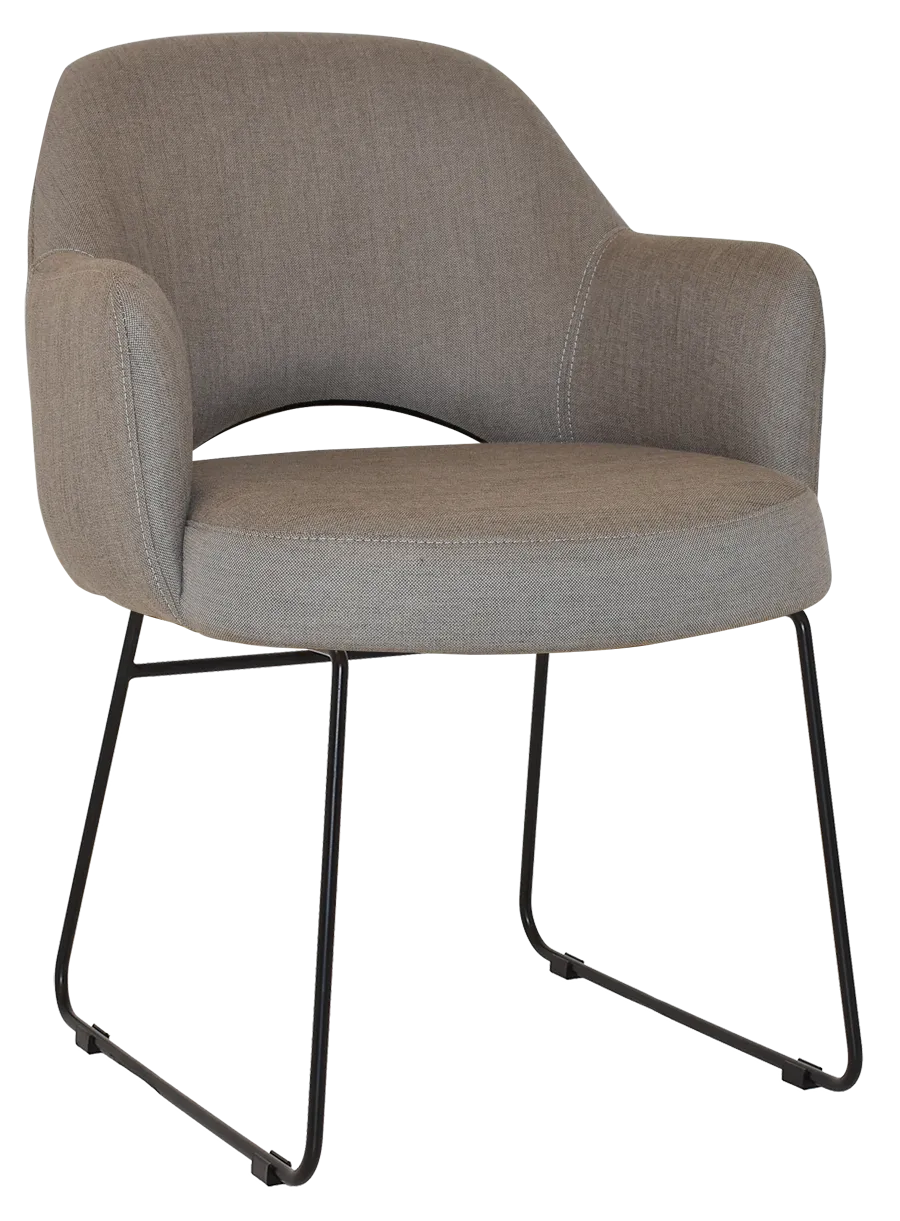 Arm Chair Albury Sled | In Stock