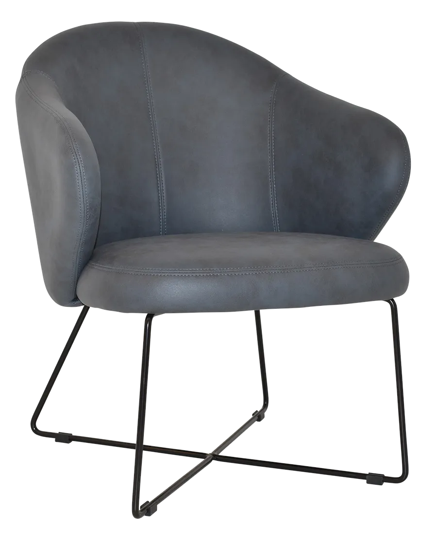 Arm Chair Hugo Cross Sled | In Stock