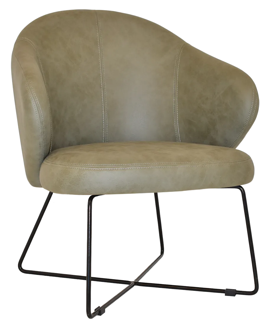 Arm Chair Hugo Cross Sled | In Stock