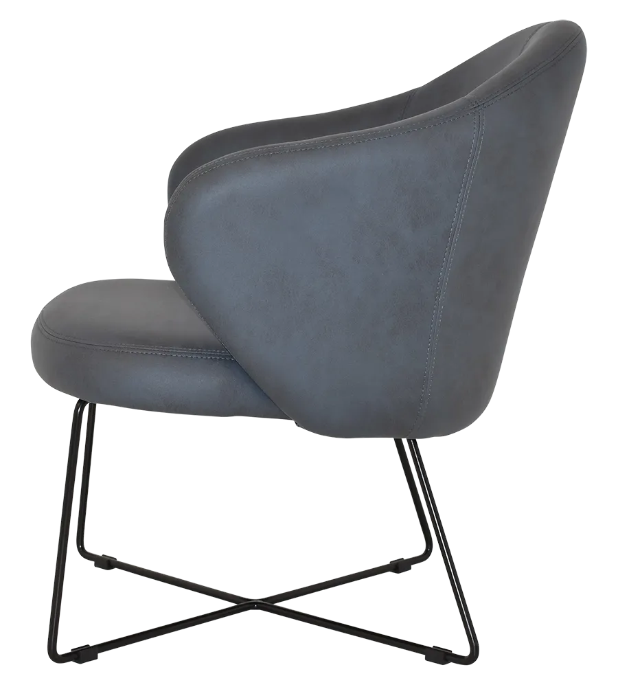 Arm Chair Hugo Cross Sled | In Stock