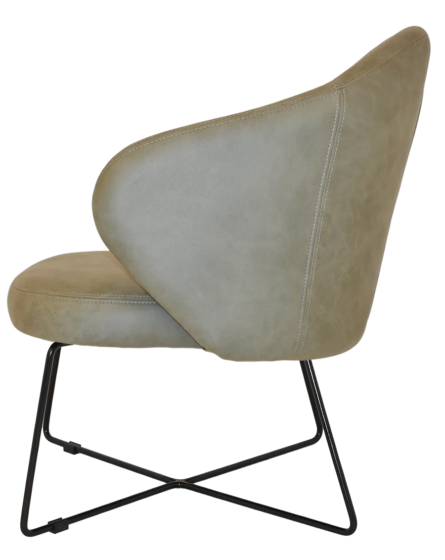 Arm Chair Hugo Cross Sled | In Stock