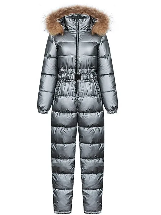 Ashore Ski Shop Warm One Piece Jumpsuit Women Outfit Ski Suit Jacket Winter