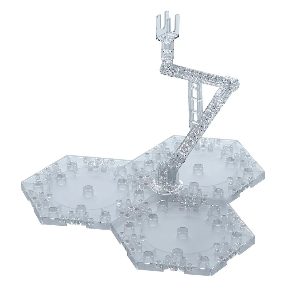 Bandai Spirits: 1/100 Clear Action Base 4 Display Stand