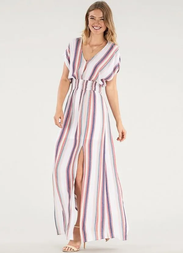 Banded Maxi Dress