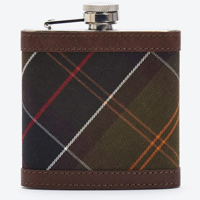 Barbour Hip Flask - Dark Brown