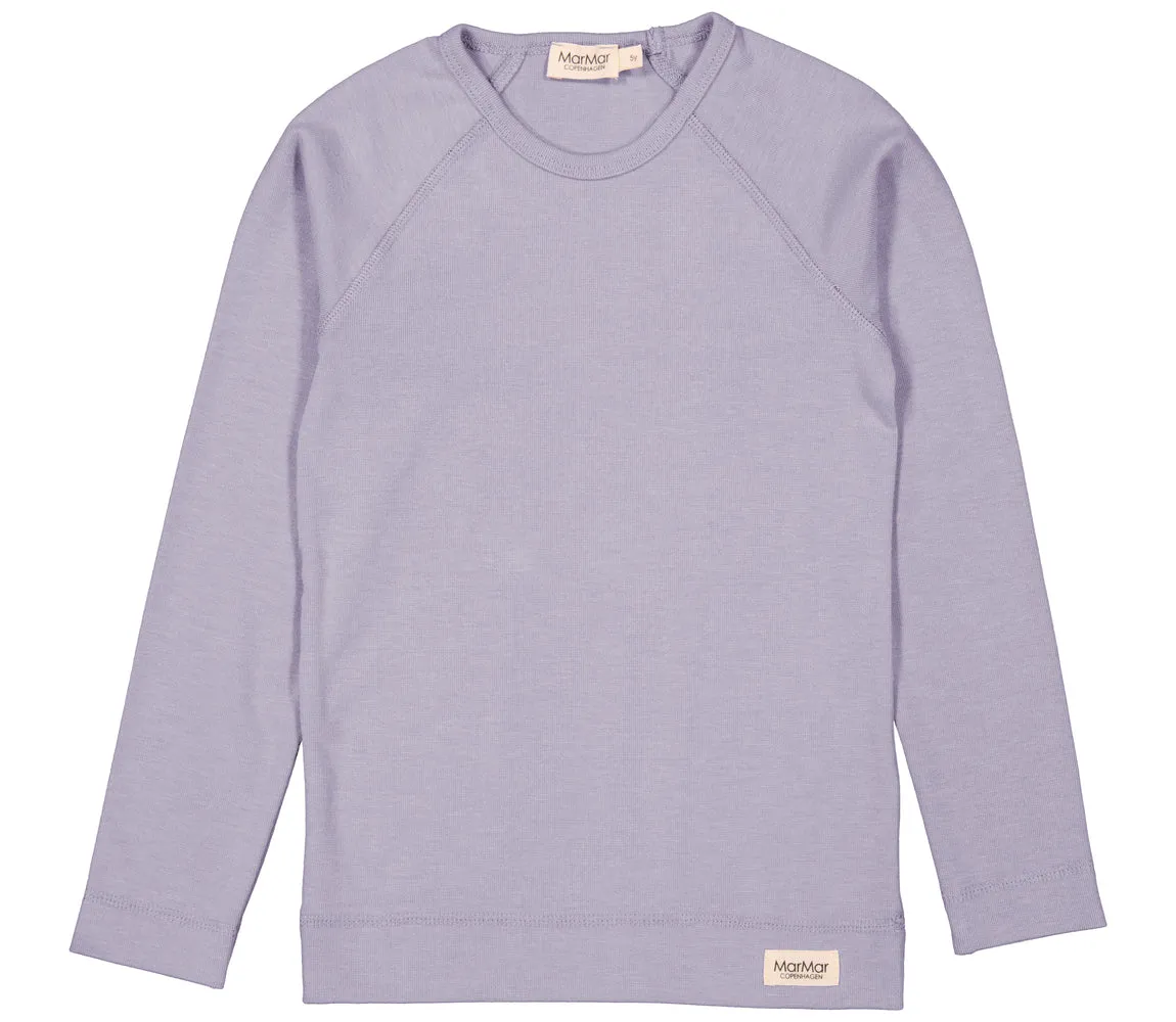 Base Tee LS, T-shirt - Purple Dust