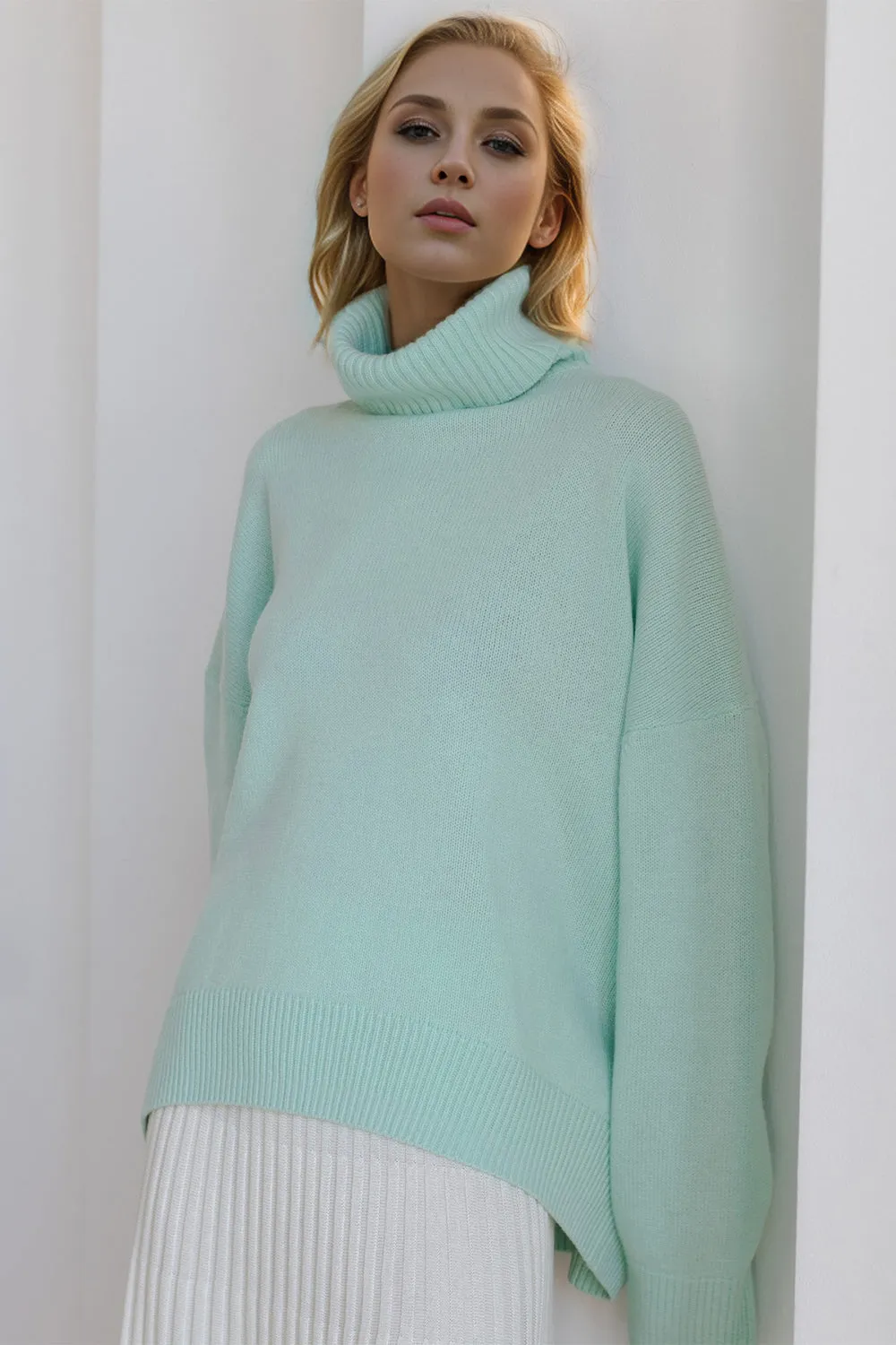 Basic Bae Viscose Turtleneck Sweater