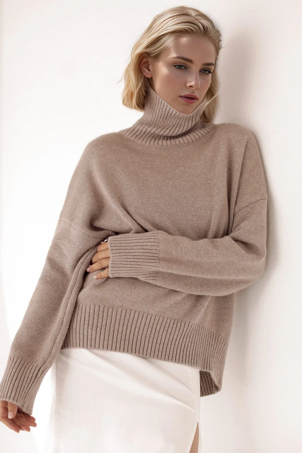 Basic Bae Viscose Turtleneck Sweater