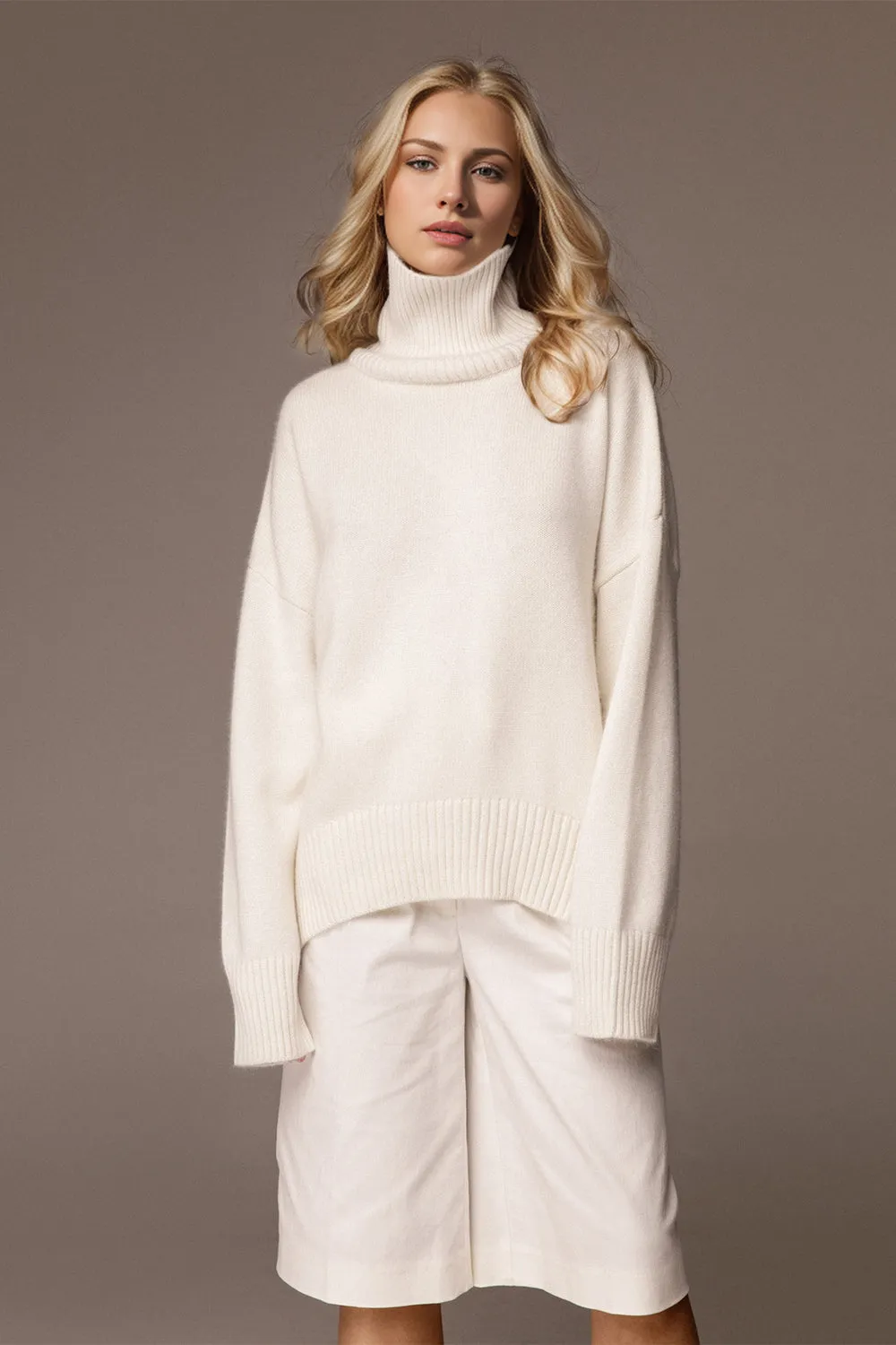 Basic Bae Viscose Turtleneck Sweater