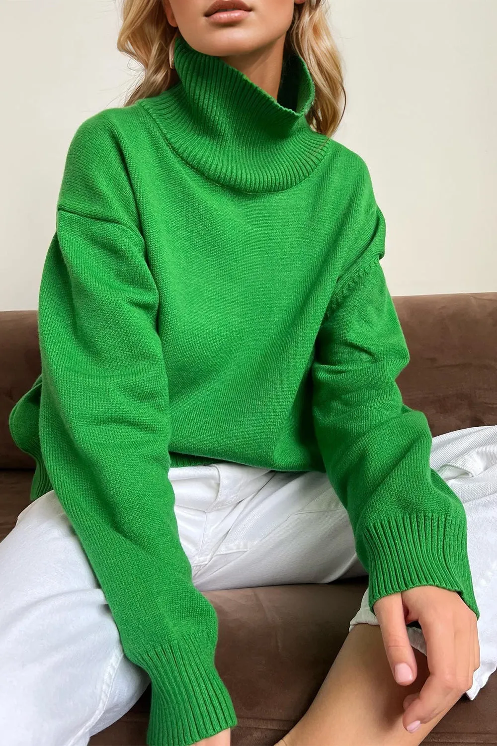 Basic Bae Viscose Turtleneck Sweater