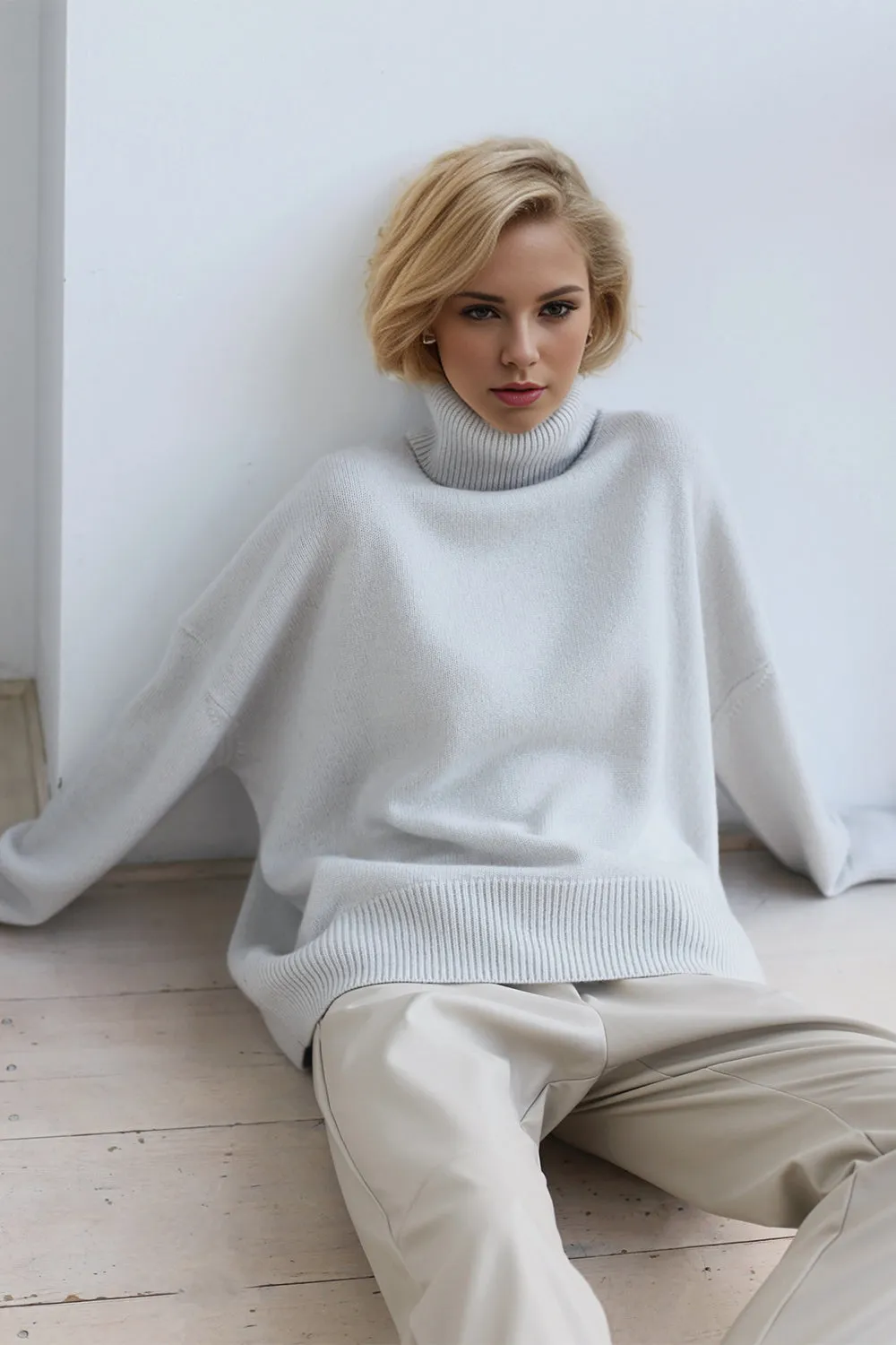 Basic Bae Viscose Turtleneck Sweater