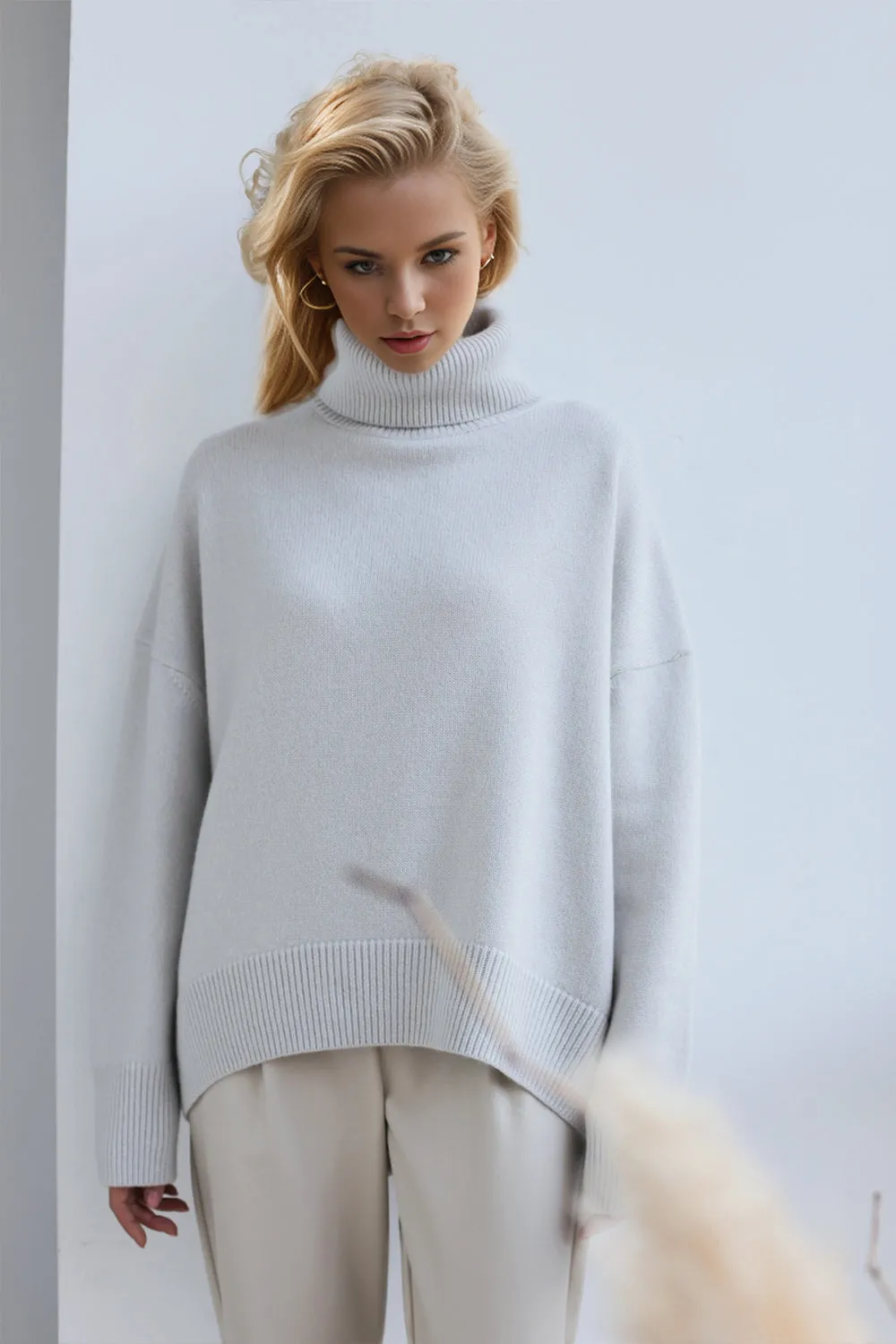 Basic Bae Viscose Turtleneck Sweater