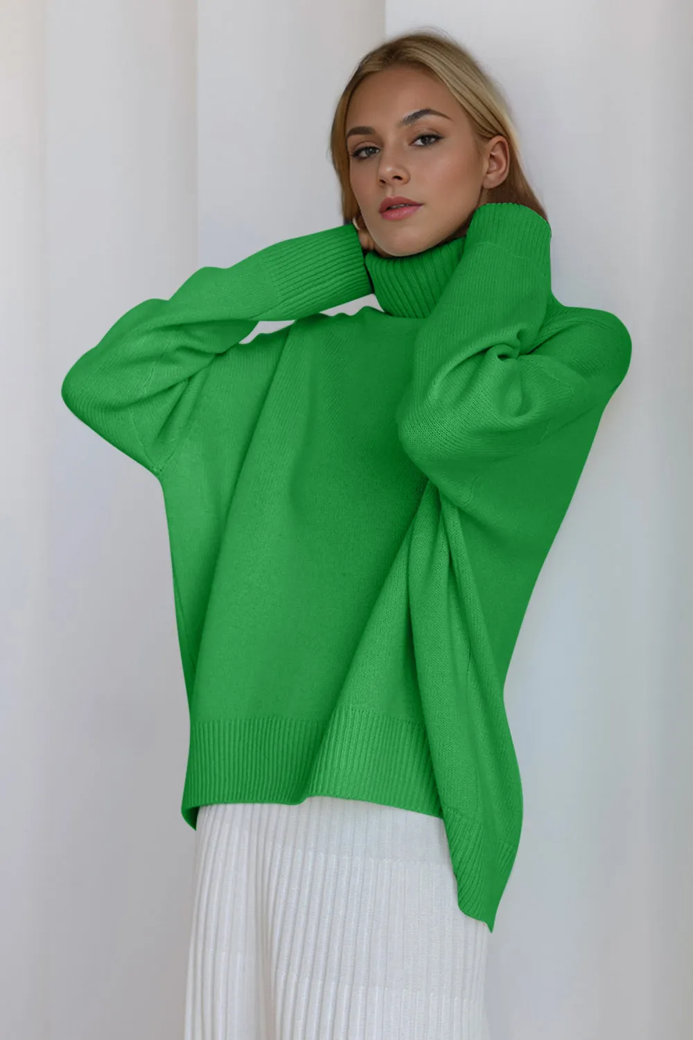 Basic Bae Viscose Turtleneck Sweater