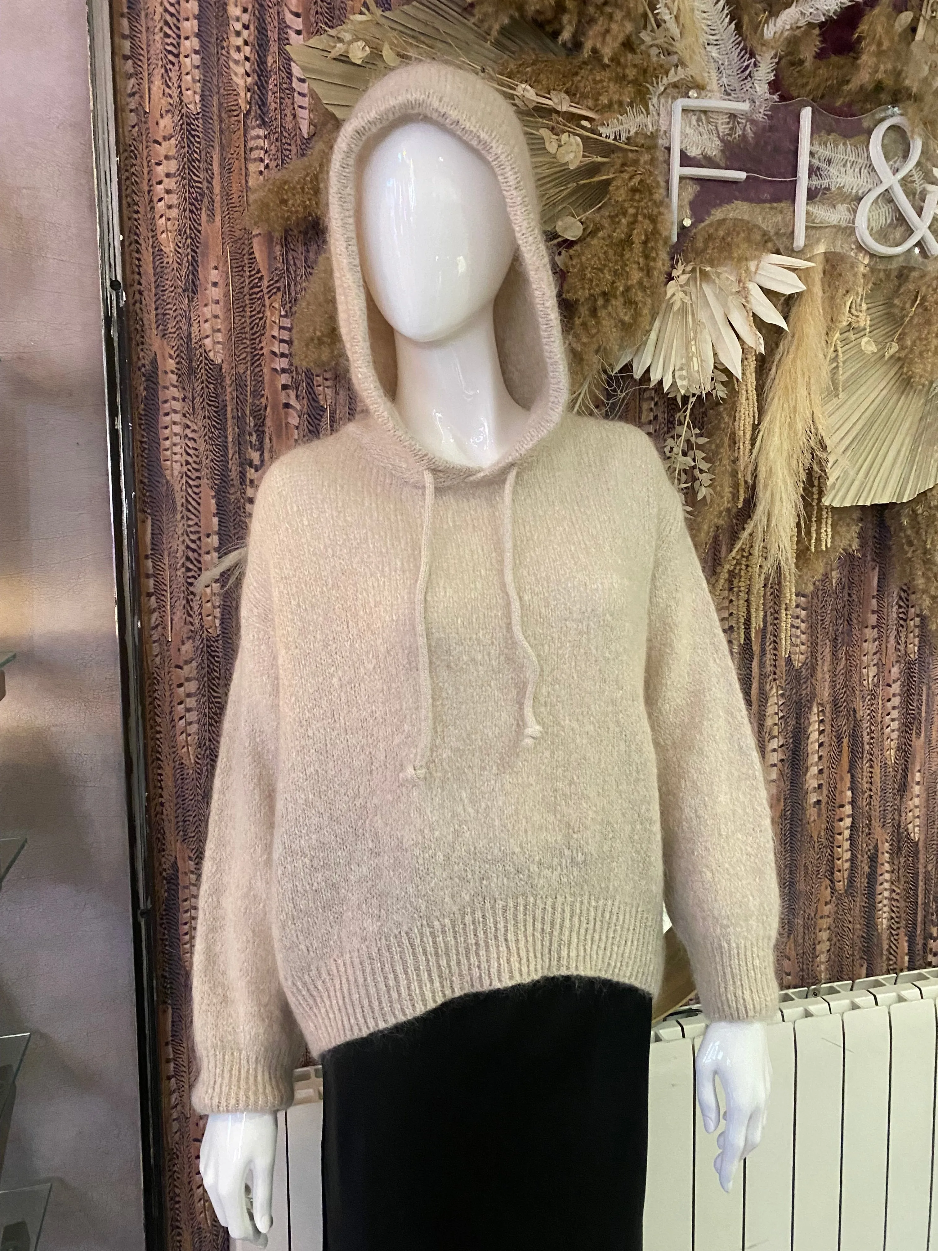 Baylor Wool Hooded Jumper