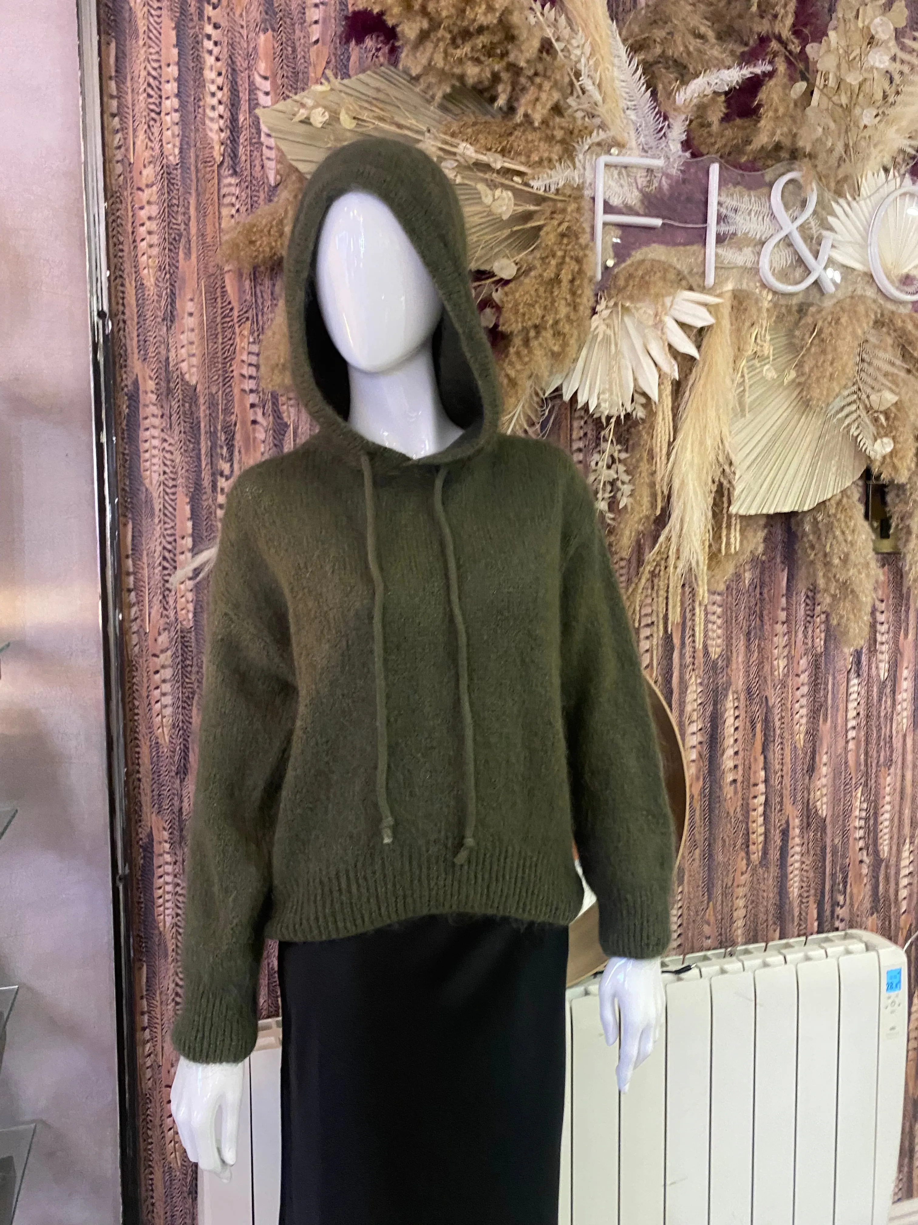 Baylor Wool Hooded Jumper