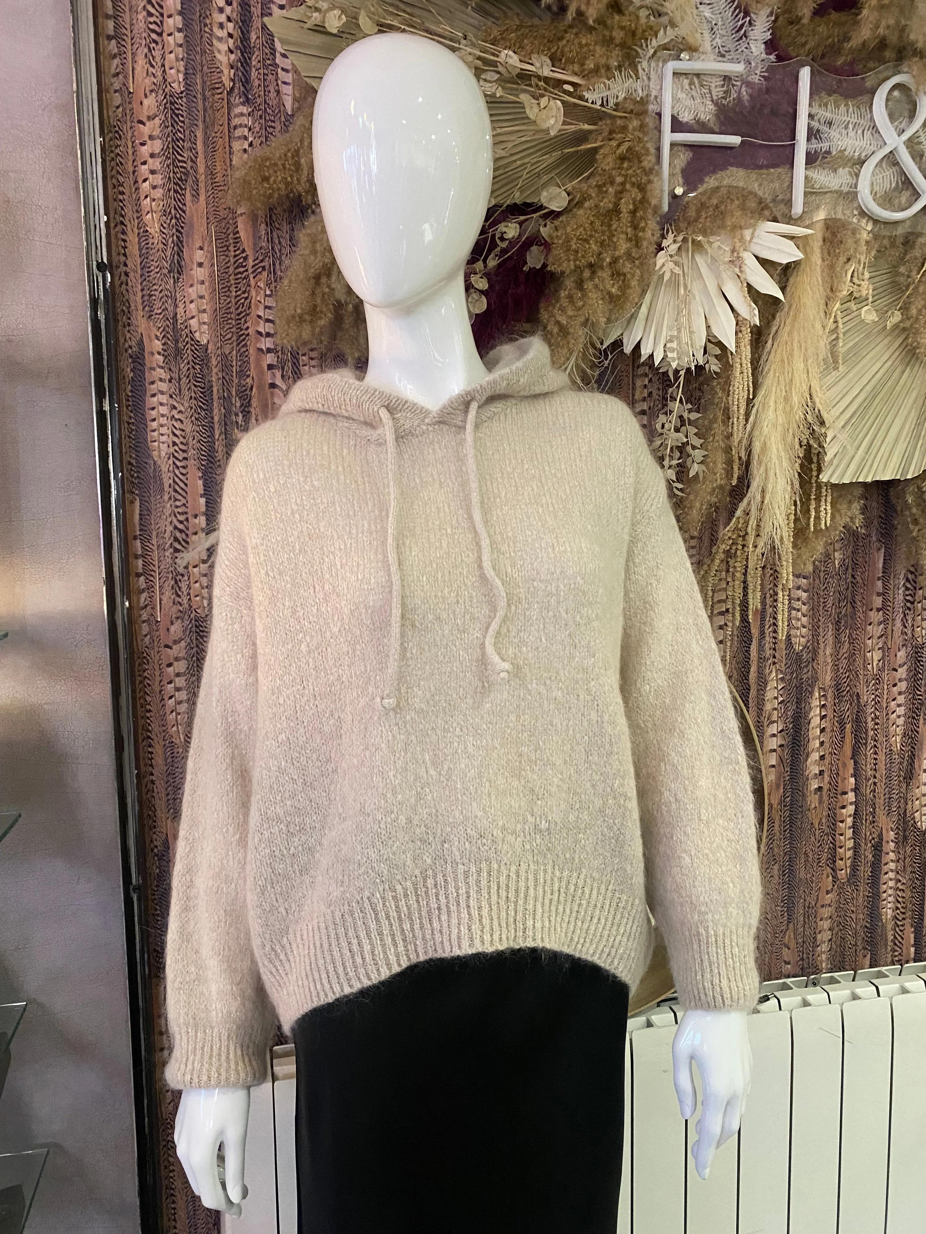 Baylor Wool Hooded Jumper