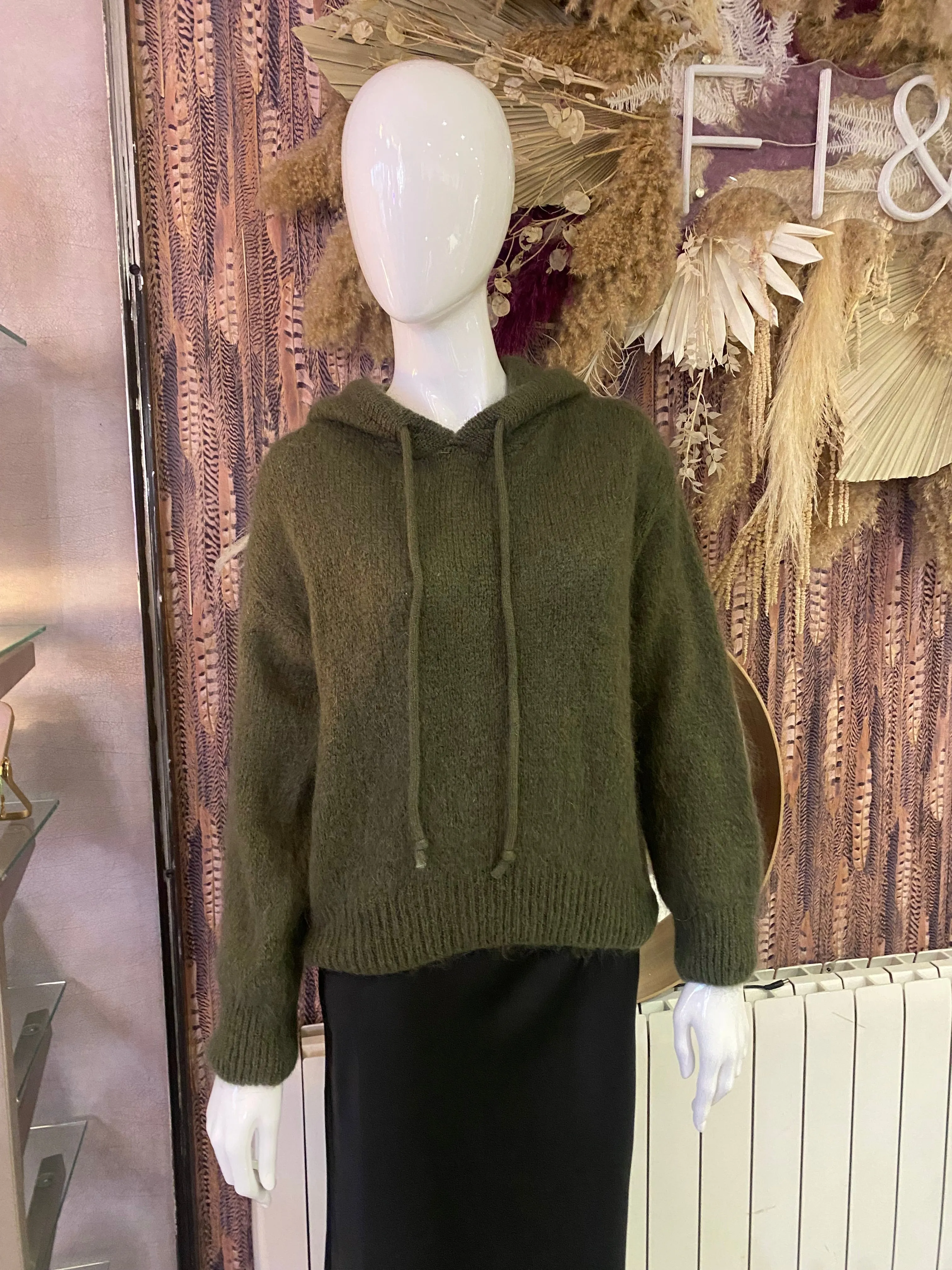 Baylor Wool Hooded Jumper