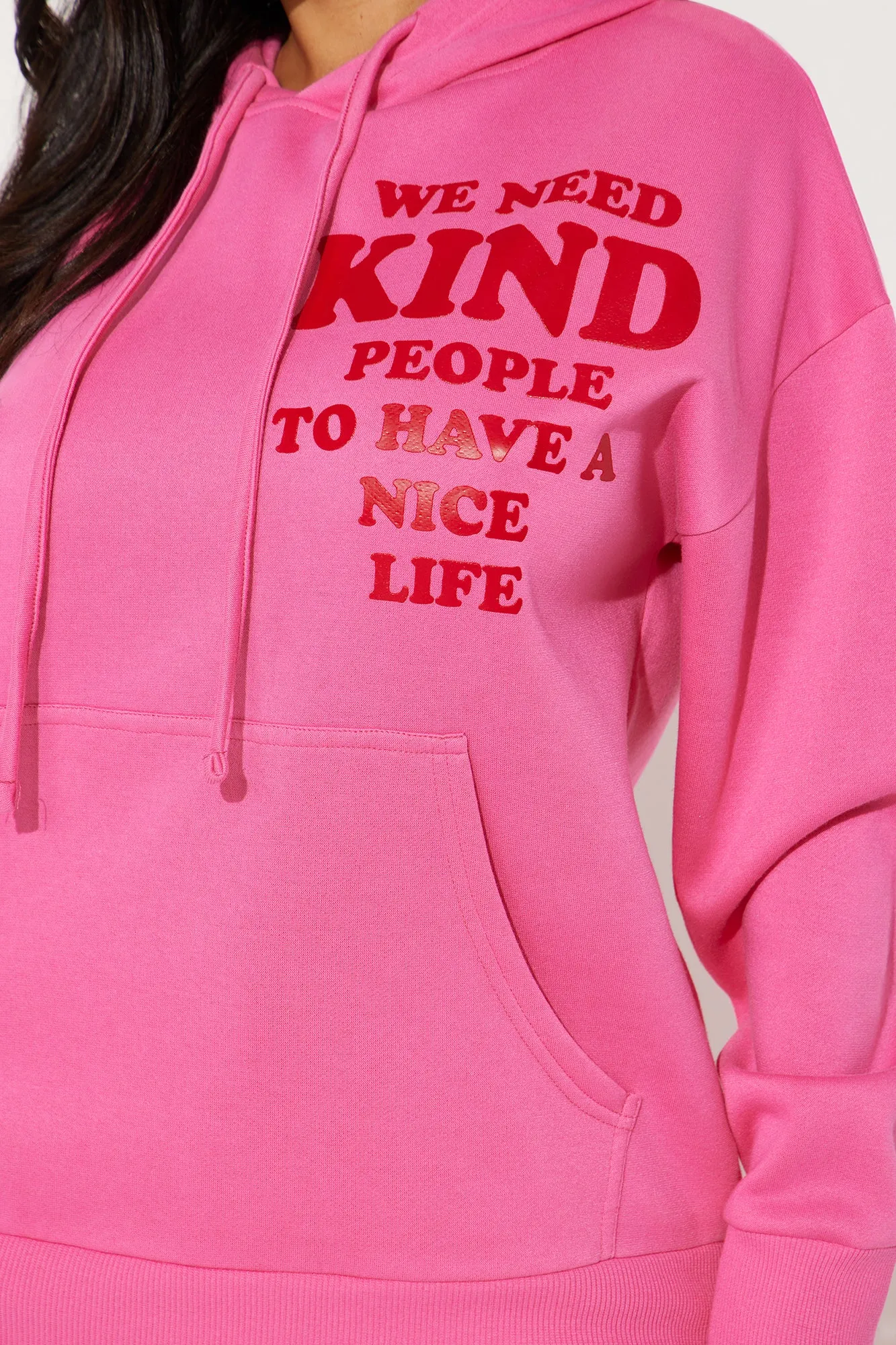 Be Kind Fleece Jogger Set - Pink